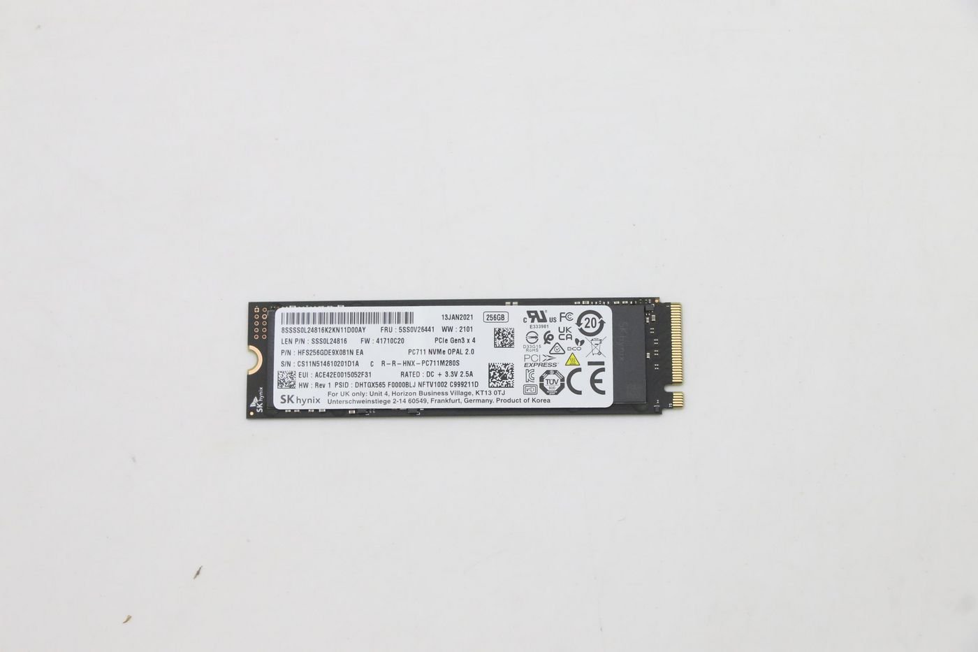 Img_30624628.jpg 256G,M.2,2280,PCIe3x4,SKH,OP - Image 1