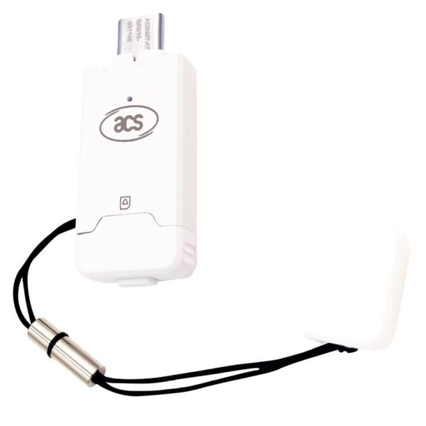 ACR40T Type-C USB SIM-Sized  Smart Card Reader (Built-in  Button and Loop String included)
