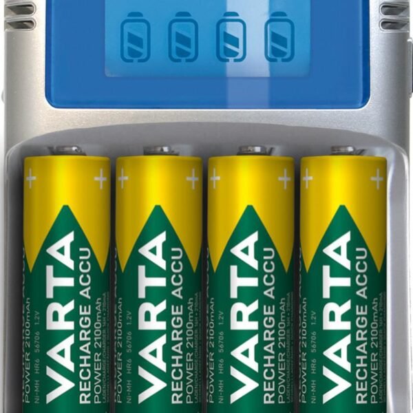 LCD Charger 12V USB incl. 4 Accu 2500 mAh Mignon AA