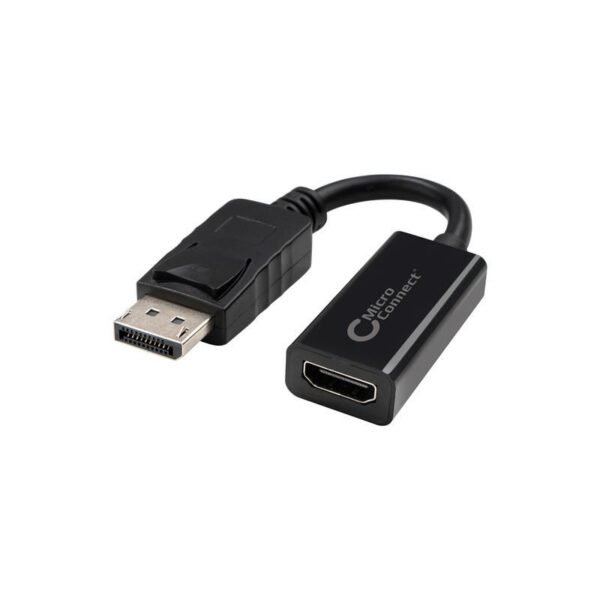Adapter Displayport - HDMI M-F Support 1920*1080P, Passive Black, 5cm cable.