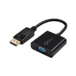 Displayport-VGA M-F adapter Black, V1.2, Active Resolution : 1920 x 1080P