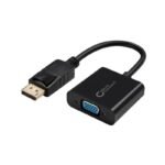 Displayport-VGA M-F adapter Black, V1.2, Active Resolution : 1920 x 1080P