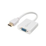 Adapter HDMI - VGA M/F, White Don't support Audio, Resolution : 1920x1080p@60Hz