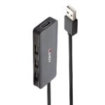 4 x USB 2.0, 480 MBit  Black