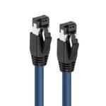 CAT8.1 S/FTP 2m Blue LSZH  Shielded Network Cable, AWG  24 - Image 2