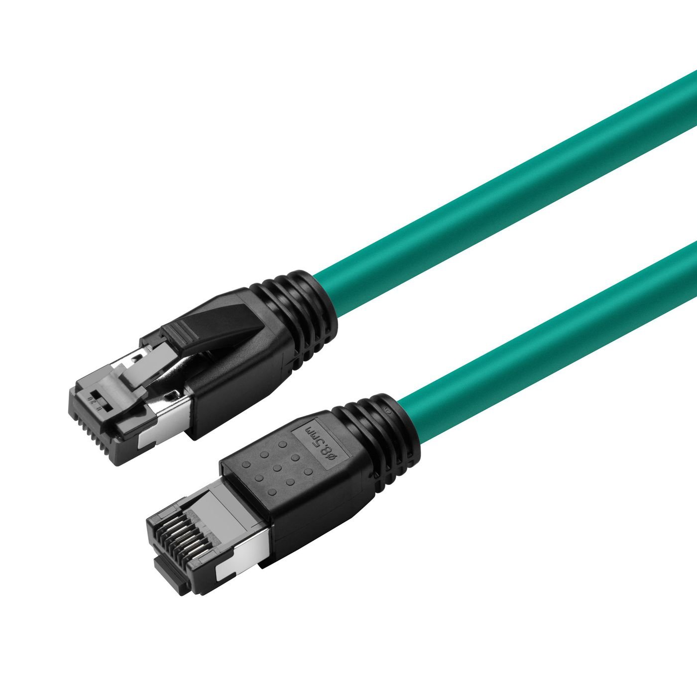Img_30771637.jpg CAT8.1 S/FTP 0,25m Green LSZH Shielded Network Cable, AWG 24 - Image 1