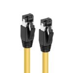 CAT8.1 S/FTP 2m Yellow LSZH  Shielded Network Cable, AWG  24 - Image 2