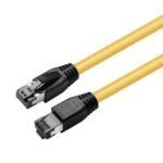 CAT8.1 S/FTP 7,5m Yellow LSZH  Shielded Network Cable, AWG  24
