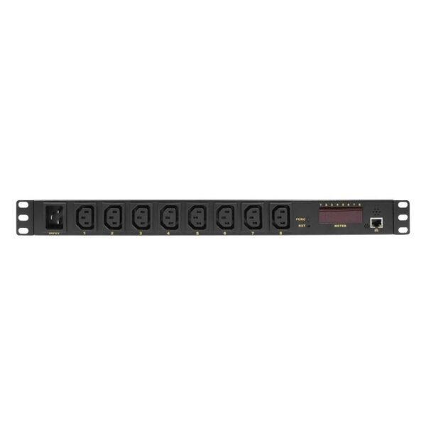 19" IP-switchable PDU 8 x  IEC320 C13, with remote  access