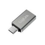 USB 3.2 Gen1 Type-C adapter,  C/M to USB-A/F, OTG, silver
