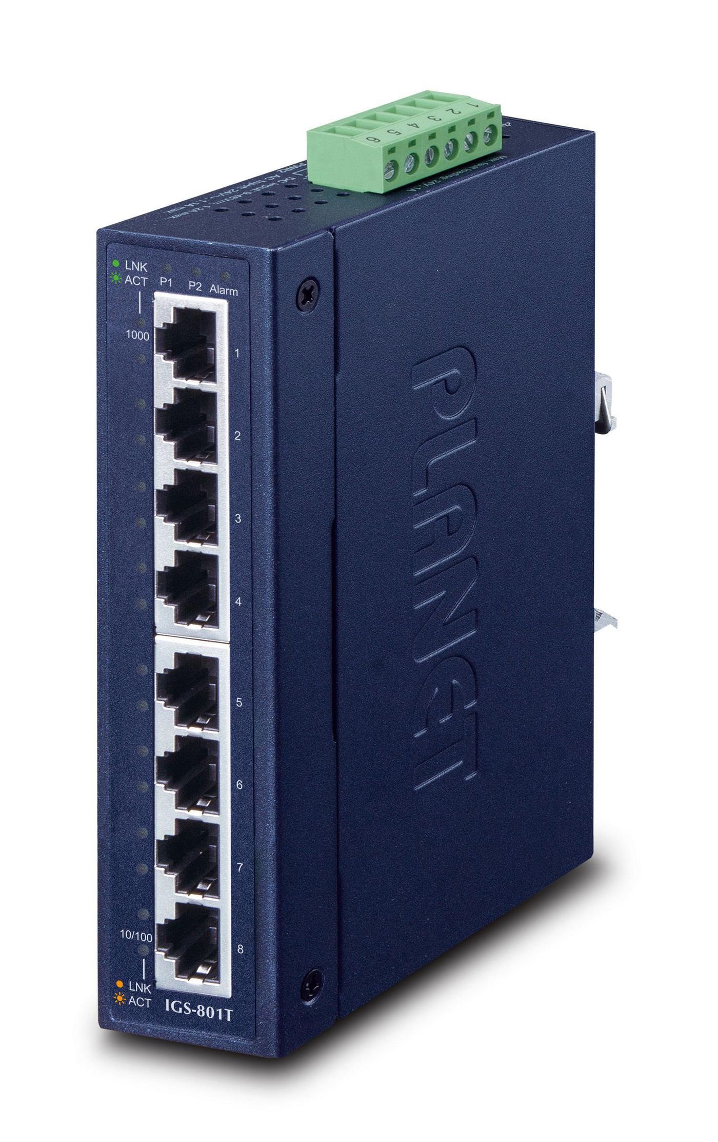 Img_30845995.jpg IP30 Slim type 8-P Industrial Gigabit Ethernet Switch (-40 to 75 degree C) - Image 1