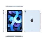 iPad Air 5/Air 4. MEMPHIS  Shockproof backcover Clear.  Soft TPU with pencil slot. - Image 3