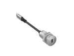 USB-C Desk socket grey with  0,3m cable