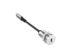 USB-C Desk socket white with  0,3m cable