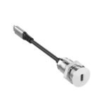 USB-C Desk socket white with  0,3m cable
