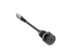 USB-C Desk socket black with  0,3m cable