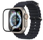 Flexible Hybrid Glass Screen  Protector Apple Watch Ultra  Clear/Black