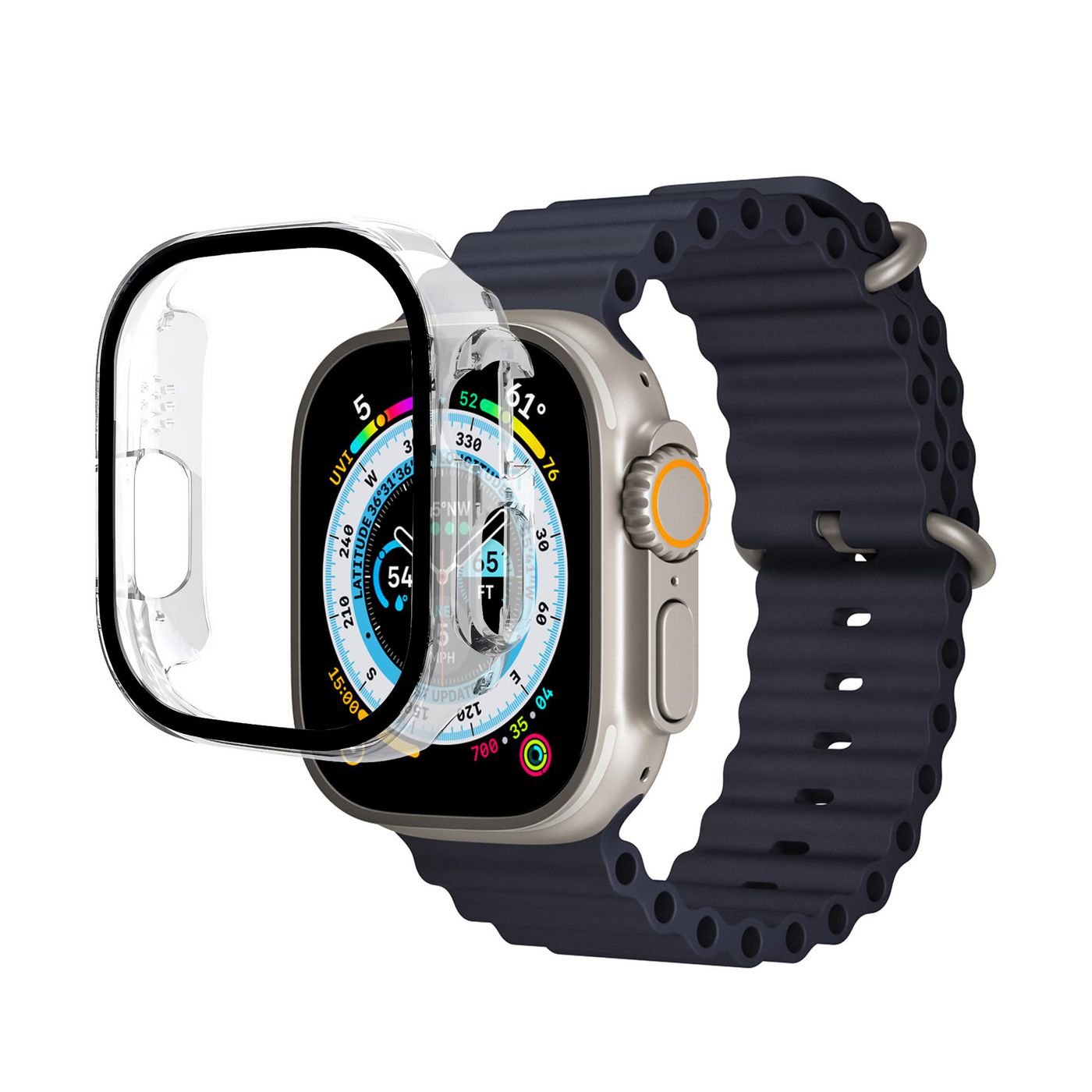 Img_30963070.jpg Full Body Screen Protector Apple Watch Ultra Clear - Image 1