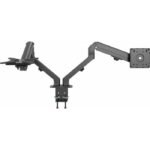 Monitor Mount / Stand 68.6 Cm  (27") Black Desk