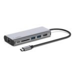 Interface Hub Usb 3.2 Gen 1  (3.1 Gen 1) Type-C 5000  Mbit/S Black, Grey
