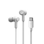 Rockstar Headphones Wired  In-Ear Calls/Music Usb Type-C  White