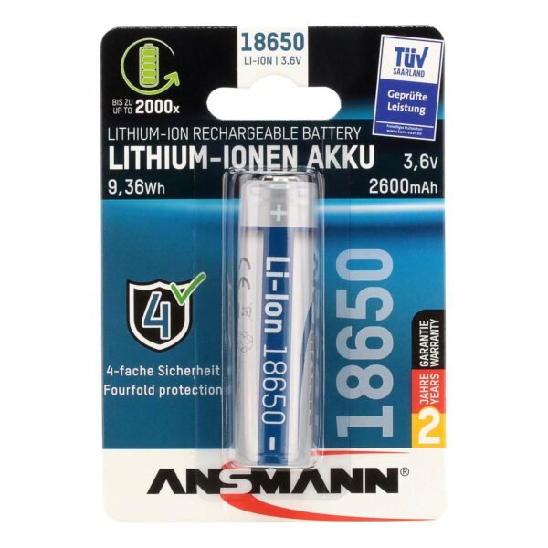 Li-Ion Akku 18650  Rechargeable Battery  Lithium-Ion (Li-Ion)