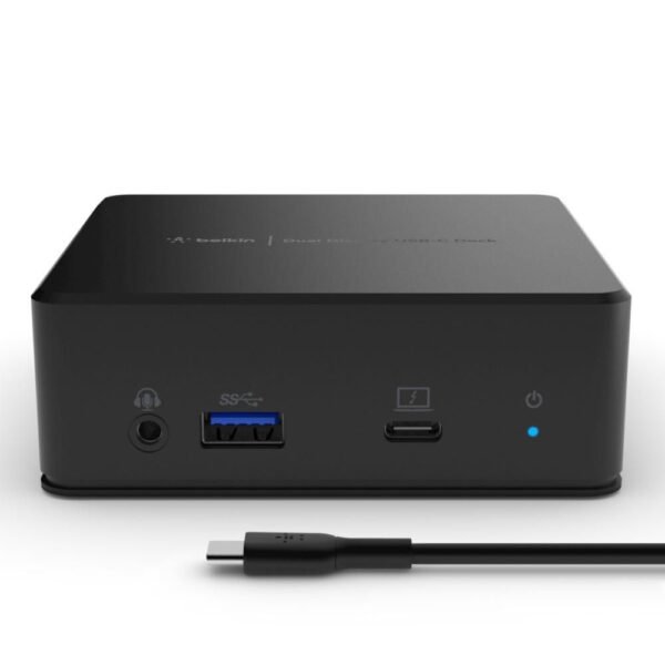 Usb-C Dual Display Docking  Station Usb 3.2 Gen 1 (3.1  Gen 1) Type-C Black