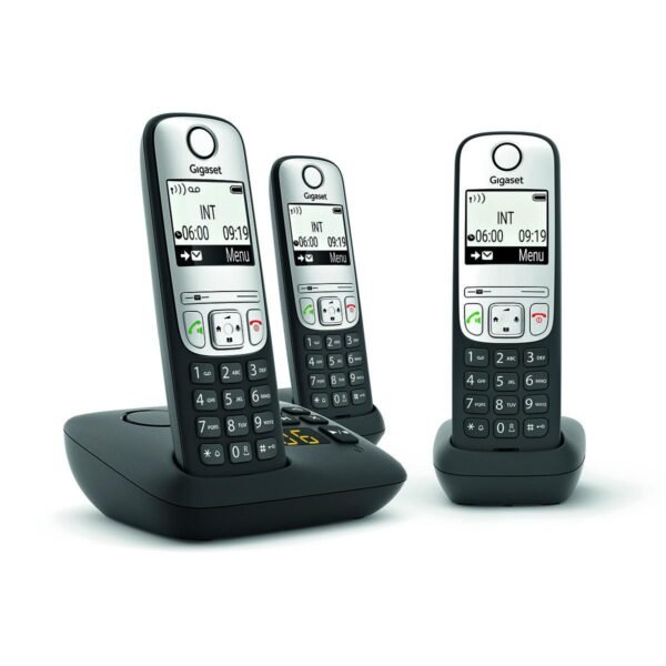 A690A Analog/Dect Telephone  Caller Id Black