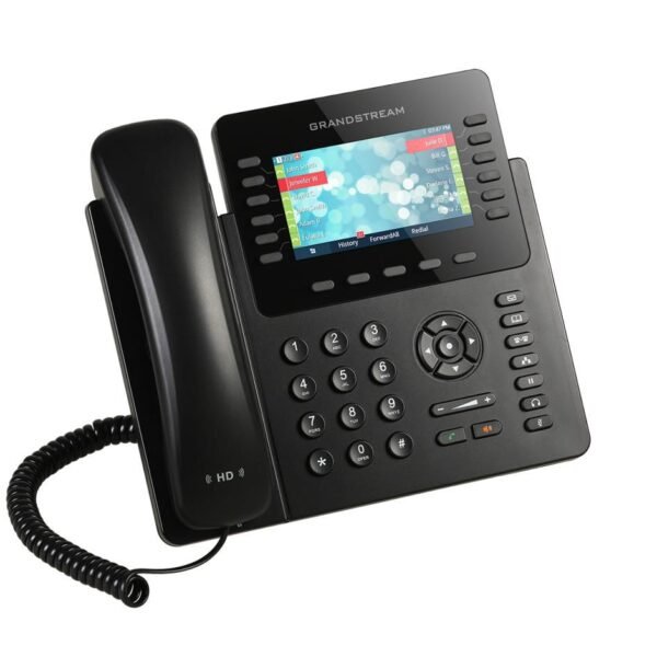 Ip Phone Black 12 Lines Lcd