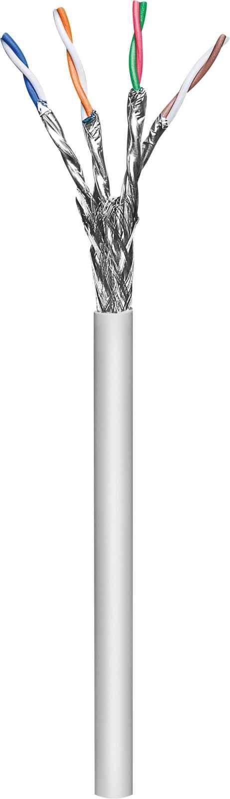 Img_31202636.jpg Network Bulk Cat7 Cable, 23 Awg, Solid Wire, Grey, 100M, S/Ftp, Lszh, Cpr-Dca Rated, Roll - Image 1