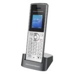Ip Phone Black, Metallic 2  Lines Tft Wi-Fi - With EU  adaptor