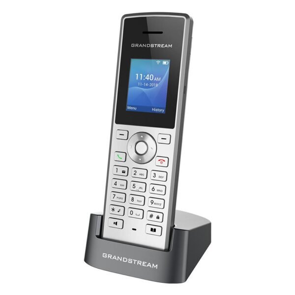 Ip Phone Black, Metallic 2  Lines Tft Wi-Fi - With EU  adaptor