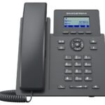 Ip Phone Black 2 Lines Lcd