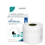 Multi-Purpose Paper Labels,  For Label Printers Using Dymo  99014/S0722430, Permanent Adhesive, 54X101Mm, 220 Pcs, Black On White
