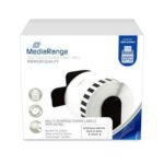 Continuous Paper Label, For  Label Printers Using Brother  Dk-22205, 62Mm, 30.48M, Black On White