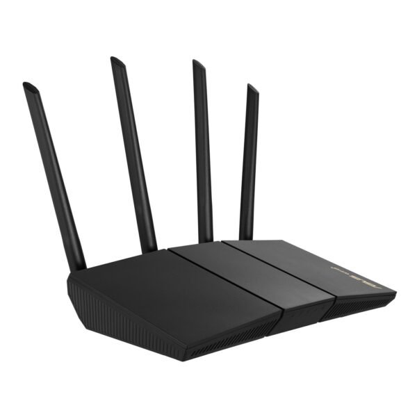 Rt-Ax57 Wireless Router  Gigabit Ethernet Dual-Band  (2.4 Ghz / 5 Ghz) Black