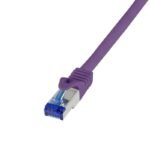 Patch cable Cat.6A S/FTP  Ultraflex GHMT certified,  purple  1.5m