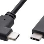USB-C cable 1m, 3.2 Gen2, one  end Angled , 60W, 10Gbps
