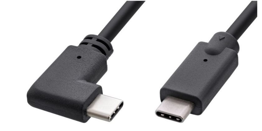 Img_31277001.jpg USB-C cable 1m, 3.2 Gen2, one end Angled , 60W, 10Gbps - Image 1