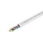 Cat6 U-UTP cable 4x2xAWG23  LSZH white, B2ca 305m
