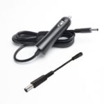 Car Adapter for Dell 90W 19.5V 4.6A Plug:4.5*3.0,  with a converter from 4.5*3.0 to 7.4*5.0 (see picture)