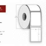 Capture CA-LB3026 printer label White