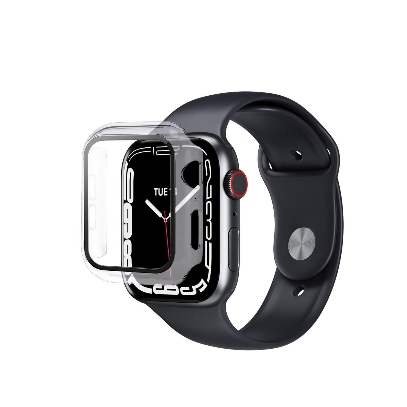 Img_31386139.jpg Full Body Screen Protector Apple Watch Series 7/8 41 mm Clear - Image 1