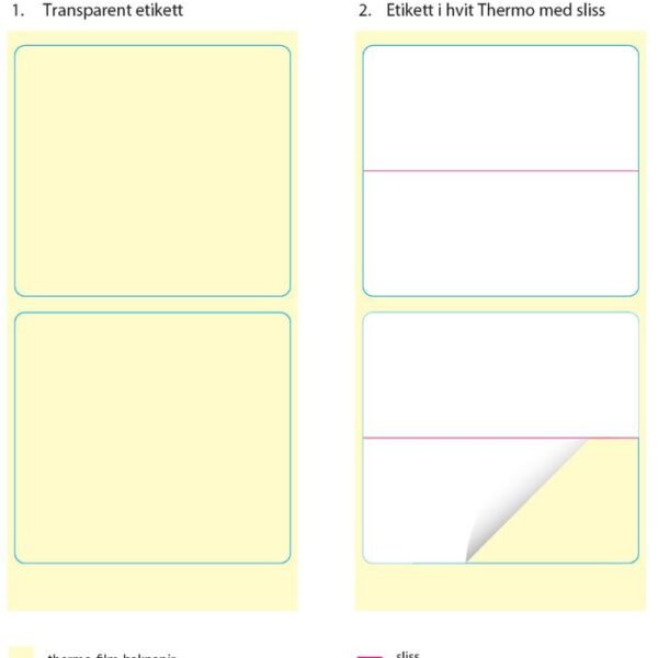 Capture CA-47011-AA-1 printer label White
