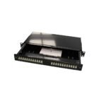 FIBER BOX: 24xSC  COUPLER+SCREW + SPLICETRAY