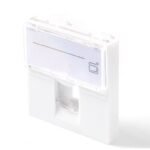 EURO OUTLET 45x45 - 1-PORT  MODULE