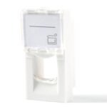 EURO OUTLET 45x22,5 - 1-PORT  MODULE