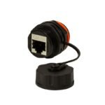 OUTDOOR WATERPROOF CAT6A  BULKHEAD COUPLER IP68 -  5-PACK