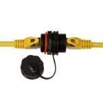 OUTDOOR WATERPROOF CAT6A  BULKHEAD COUPLER IP68 -  5-PACK - Image 4