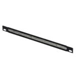 1/2U 10" SIMPLE TYPE, BRUSHED  CABLE ORGANIZER PANEL